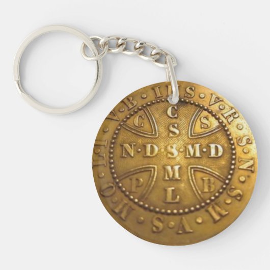 St. Benedict medal Keychain (Voorkant)