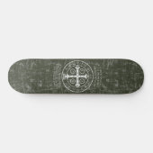 St. Benedict Medal met Latijns gebed Skateboard (Horizontaal)
