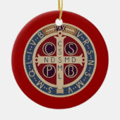 St. Benedict Medal Ornament (Voorkant)