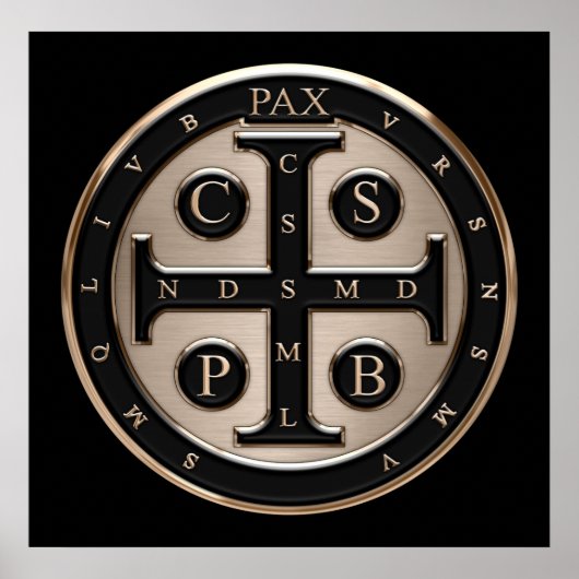 St. Benedict Medal Poster (Voorkant)