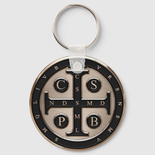 St. Benedict Medal Sleutelhanger (Voorkant)