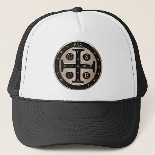 St. Benedict Medal Trucker Pet (Voorkant)