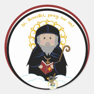 St. Benedict Ronde Sticker
