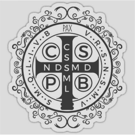 St. Benedict Sticker (Voorkant)