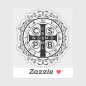 St. Benedict Sticker (Vel)