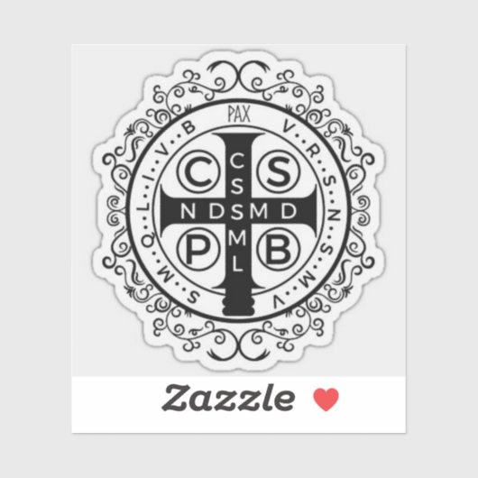 St. Benedict Sticker (Vel)