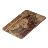 St. Benedict tegen een landschap, van het leven to Magneet (Linkerzijde)