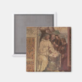 St. Benedict tegen een landschap, van het leven to Magneet (Voorkant / Achterkant)