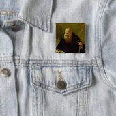 St. Benedict Vierkante Button 5,1 Cm (In situ)