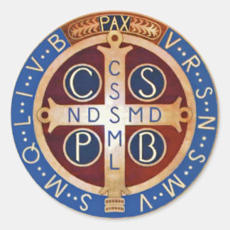 St. Benedictus Exorcisme Medaille Stickers