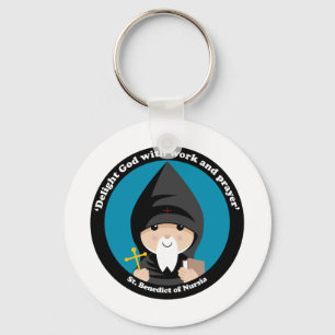 St. Benedictus Nursia Sleutelhanger