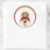 St. Benjamin Ronde Sticker (Tas)