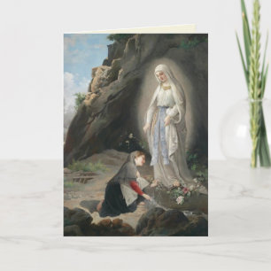St. Bernadette Catholique Carte Saint Nun