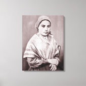 St. Bernadette Soubirous Canvas Afdruk (Voorkant)