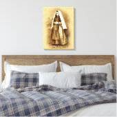 St. Bernadette Soubirous Devotioneel Afbeelding. Canvas Afdruk (Insitu (Slaapkamer))
