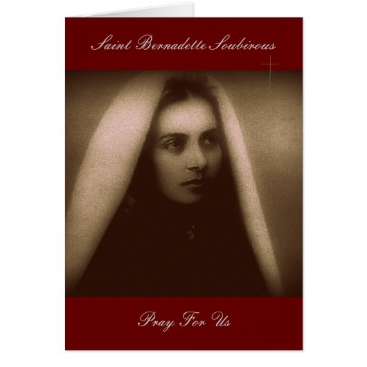St. Bernadette Soubirous Pray for us (Voorkant)