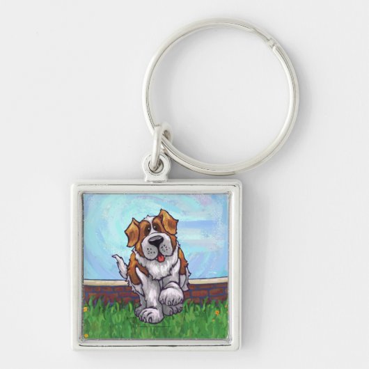 St. Bernard cadeaus & accessoires Sleutelhanger (Voorkant)