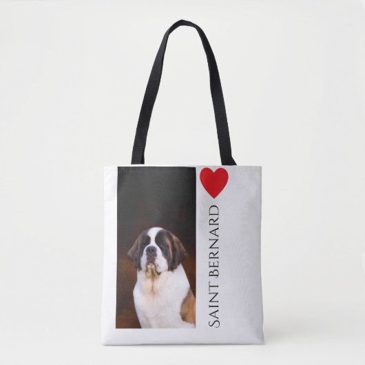 St. Bernard-Canvas tas (Voorkant)