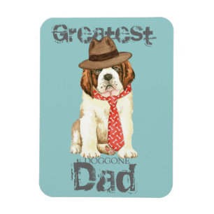St. Bernard Dad Magneet