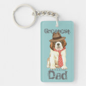 St. Bernard Dad Sleutelhanger (Voorkant)