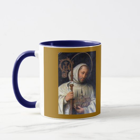St Bernard de tasse de Clairvaux (Gauche)