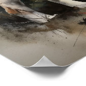 St. Bernard Dog Art Print Poster (Hoek)