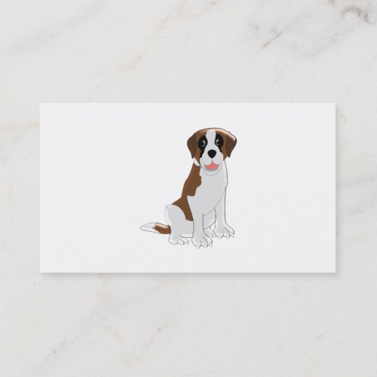 St Bernard Dog Design Boarding Kennels Visitekaartje (Achterkant)