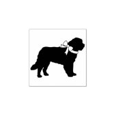 St. Bernard Dog Puppy Rubberstempel (Afrduk)