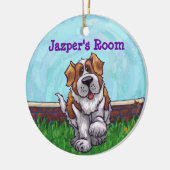 St. Bernard Gifts & Accessoires Keramisch Ornament (Links)