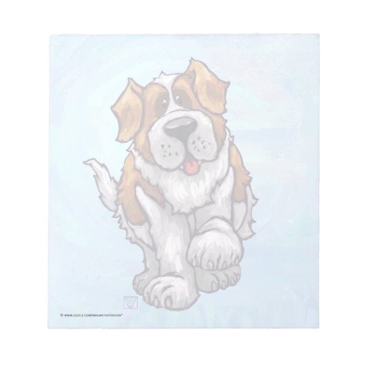 St. Bernard Gifts & Accessoires Notitieblok (Voorkant)