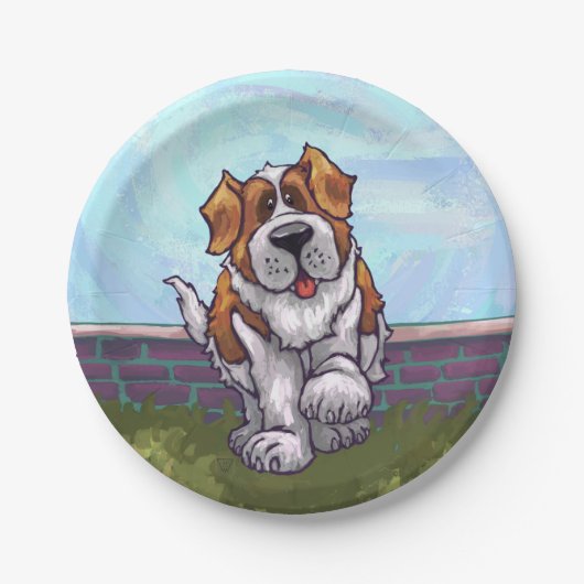 St. Bernard Gifts & Accessoires Papieren Bordje (Voorkant)