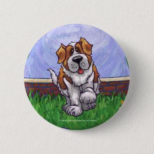 St. Bernard Gifts & Accessoires Ronde Button 5,7 Cm