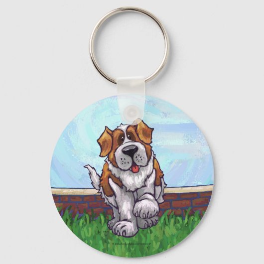 St. Bernard Gifts & Accessoires Sleutelhanger (Voorkant)