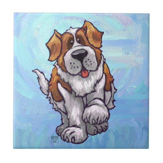 St. Bernard Gifts & Accessoires Tegeltje (Voorkant)
