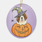 St. Bernard Halloween Keramisch Ornament (Links)