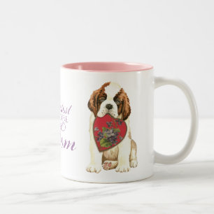 St. Bernard Heart mama Tweekleurige Koffiemok