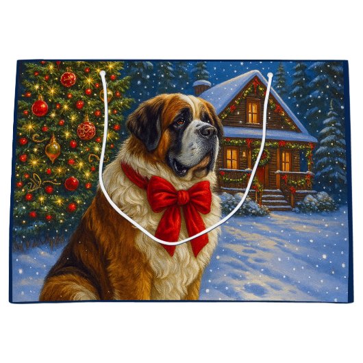 St. Bernard Holiday Groot Cadeauzakje (Voorkant)