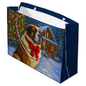 St. Bernard Holiday Groot Cadeauzakje (Achterkant Gekanteld)