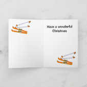 St Bernard hond, Bergredding Feestdagen Kaart (Binnen)