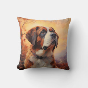 St. Bernard hond Kussen