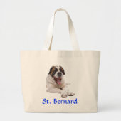 St. Bernard Jumbo Canvas Canvas tas (Voorkant)