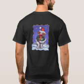 St. Bernard Kerstmis T-shirt (Achterkant)