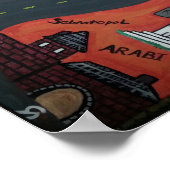 St. Bernard LA "Up da road" & "Down da road" Poster (Hoek)