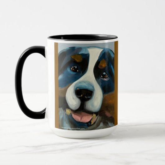 St Bernard | Mug à deux tons, 15 oz (Gauche)