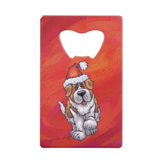 St Bernard Noël En Rouge (Devant)