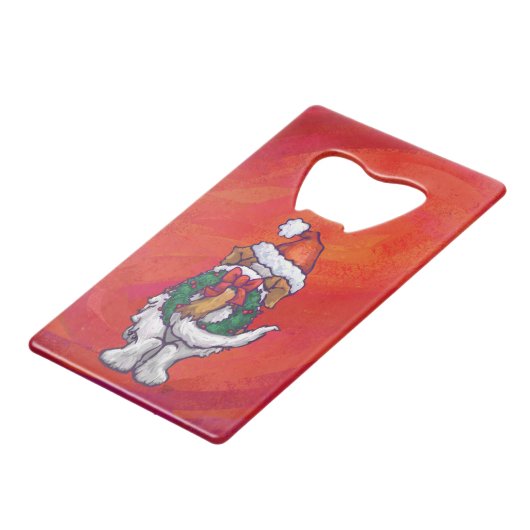 St Bernard Noël En Rouge (Dos Angle)