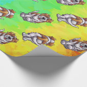 St. Bernard Pattern Cadeaupapier (Hoek)