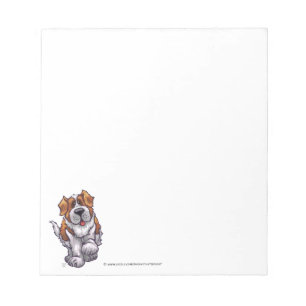 St. Bernard Personalized Stationery Notitieblok