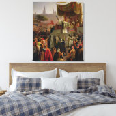 St. Bernard Preaching the Second Crusade Canvas Afdruk (Insitu (Slaapkamer))