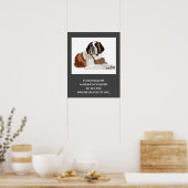 St. Bernard Print, Value Poster Paper (Matte) (Cuisine)